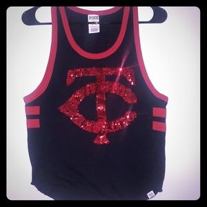 PINK MLB TWINS TANK TOP